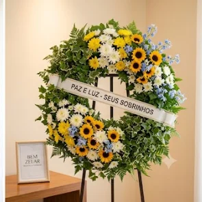 coroa de flores